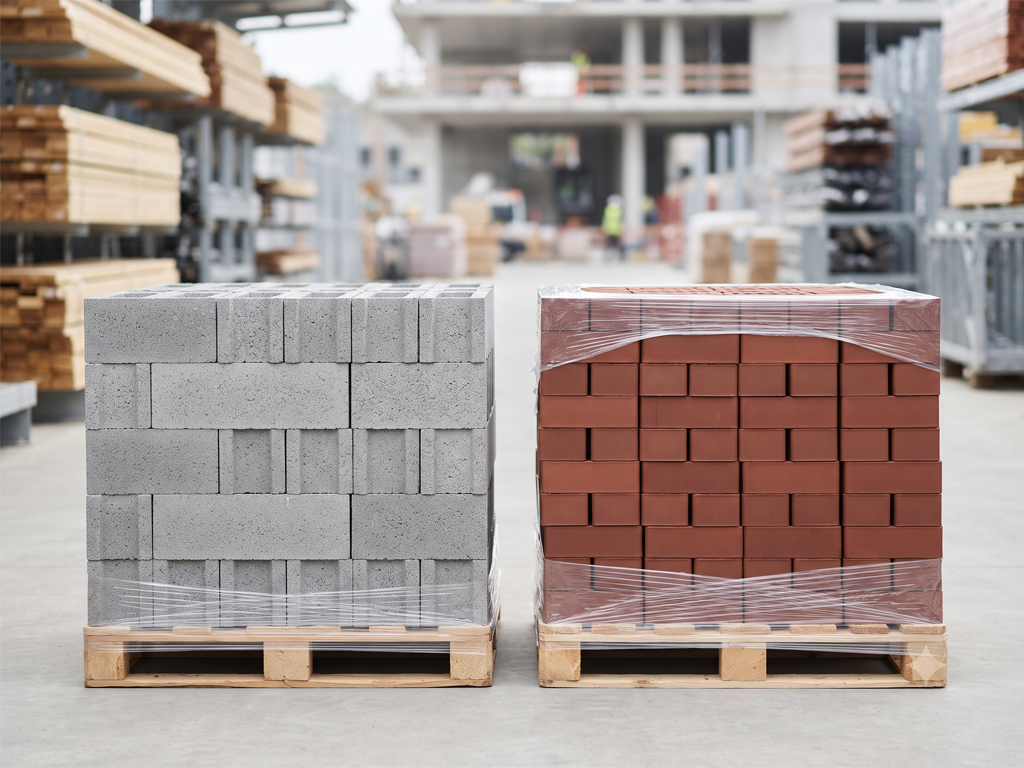 Bloco de concreto ou tijolo cerâmico: como escolher para sua obra?