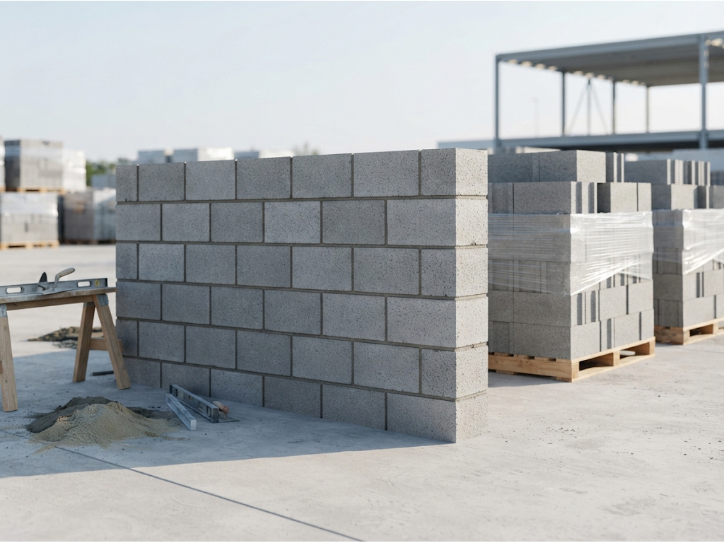 Blocos de concreto: como a padronização contribui para uma obra mais eficiente