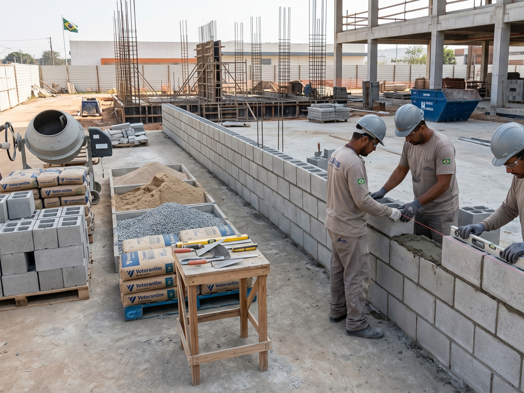 Como a qualidade dos materiais influencia na produtividade da obra
